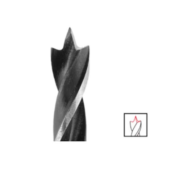 Set burgija za drvo C 45 prihvat E6.3-1/4" 3-8mm S-Case 10/1 Einhell - Slika 4