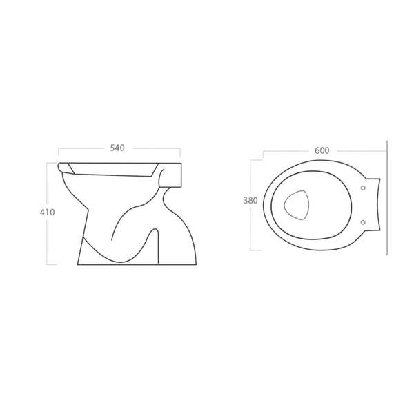 Wc šolja Simplon OXI LINNI - Slika 2