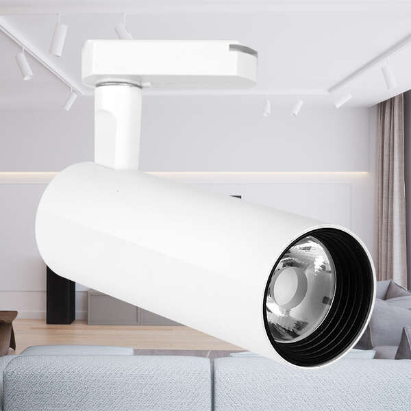 Šinski reflektor monofazni 15W 3000K beli - Slika 2