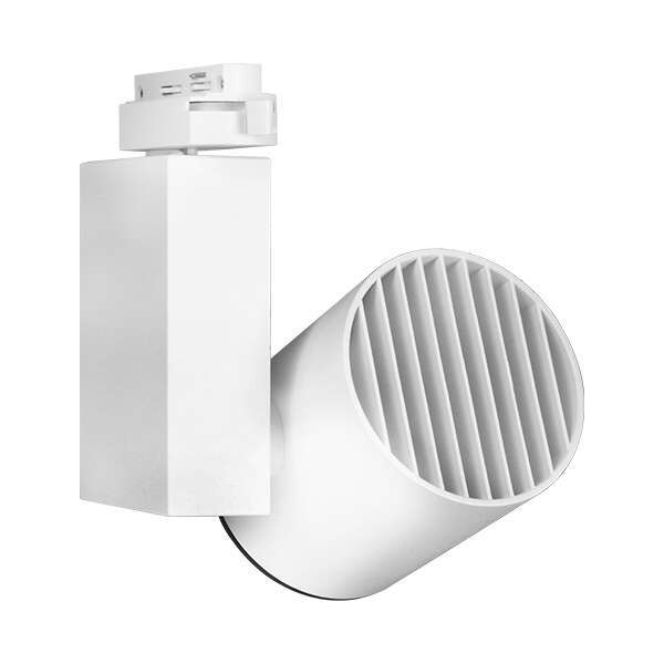 Šinski reflektor monofazni 30W 3000K beli - Slika 3