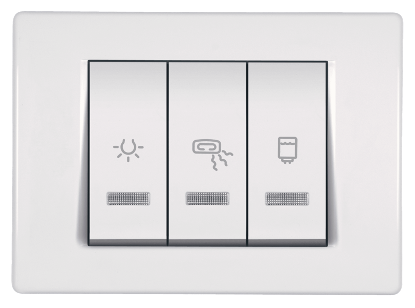 Sklopka sa indikacijom 10/2x16A 250V horizontalna Mode - Slika 1