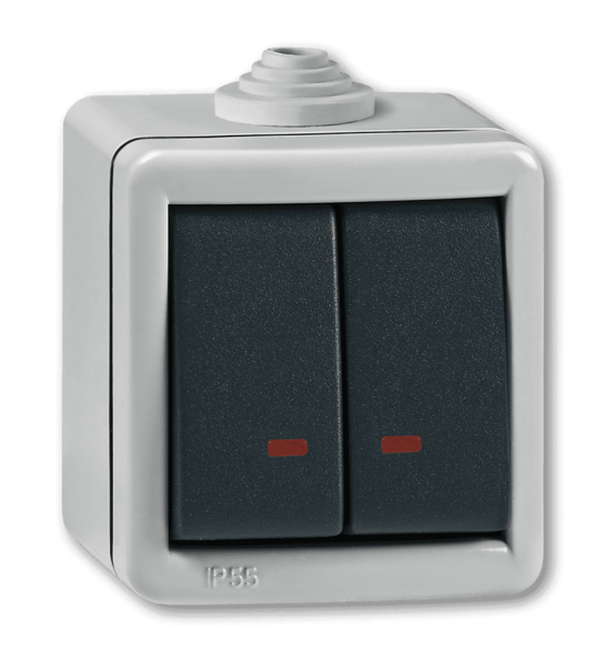 Sklopka serijska sa indikacijom Armor 10A/250V - Slika 1