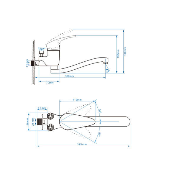 Slavina za mali bojler MISISIPI 001 - Slika 4