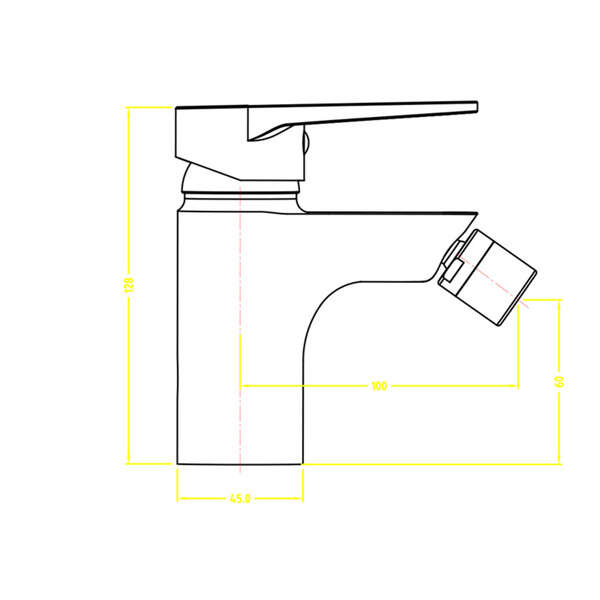 Slavina za bide ALCANTARA - Slika 4