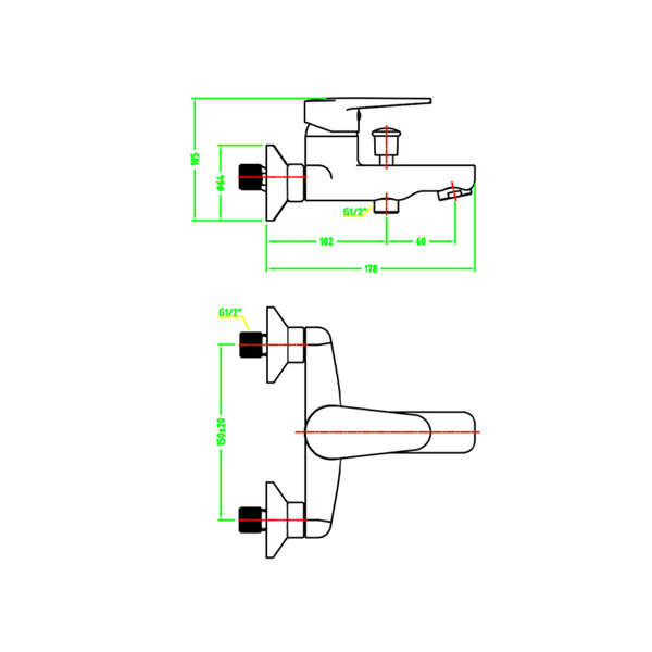 Slavina za kadu ALCANTARA 001 - Slika 4