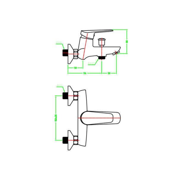 Slavina za kadu GRANDE 001 - Slika 4