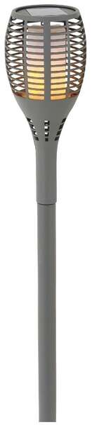 Solarna lampa baštenska baklja LED 56cm siva Entac - Slika 1