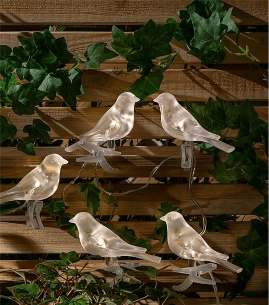 Solarna LED lampa 5 ptica Entac - Slika 2