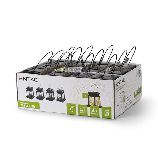 Solarna LED lampa baštenska lampion Entac - Slika 3