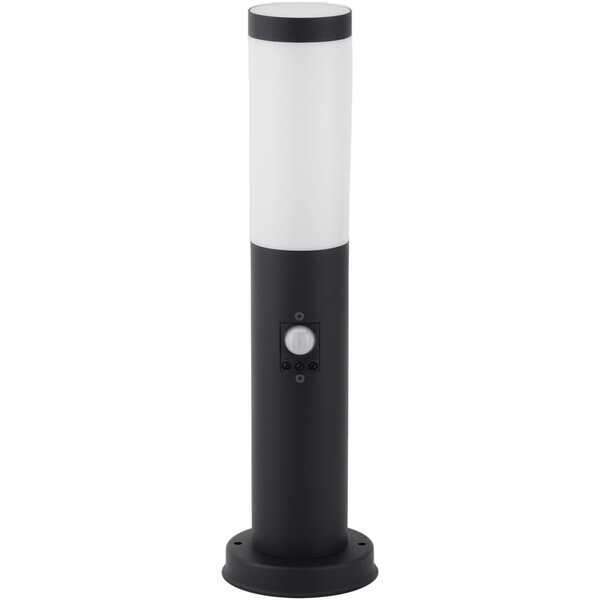 Spoljna stubna lampa Boca 1xE27 sa senzorom 450mm IP44 crna - Slika 1