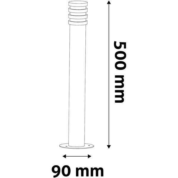 Spoljna stubna lampa Sunset LED 1.5W NW 500mm IP44 antracit - Slika 2