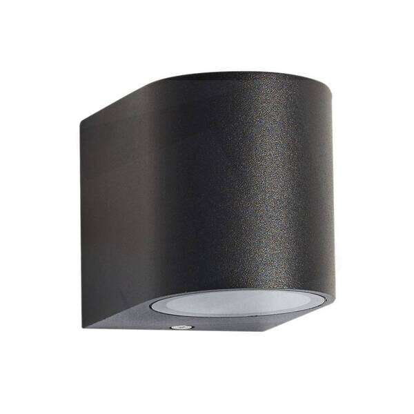 Spoljna zidna lampa Alega 1xGU10 IP44 Crna - Slika 1