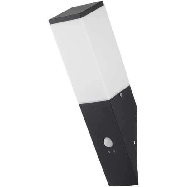 Spoljna zidna lampa Panama 1xE27 senzorom IP44 Crna - Slika 1