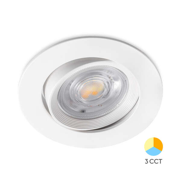 Spot svetiljka 3u1, 7W okrugla bela - Slika 1