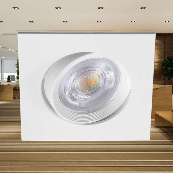 Spot svetiljka 7W, 3U1, kvadratna bela - Slika 2