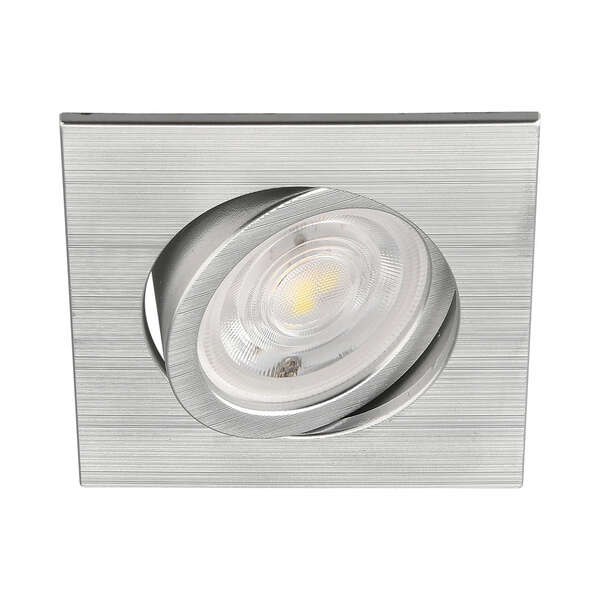 Spot svetiljka 7W, 3U1, kvadratna siva - Slika 1