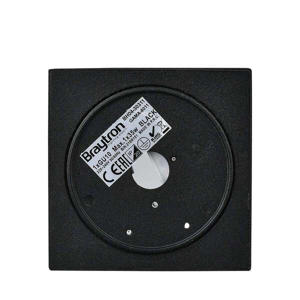 Spot svetiljka GAMA kvadratna crna GU10 - Slika 4