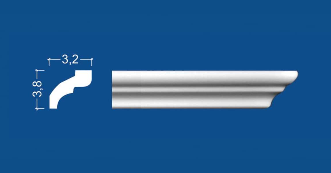 Stiropor lajsna SLU-708 (E-6) - Slika 1