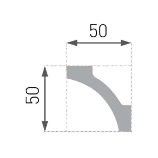 Stiropor lajsna SLU-725 (E-12) - Slika 3