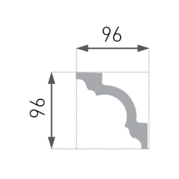 Stiropor lajsna SLU-731 (E-16) - Slika 3