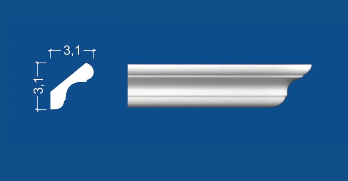 Stiropor lajsna SLU-735 (E-24) - Slika 1