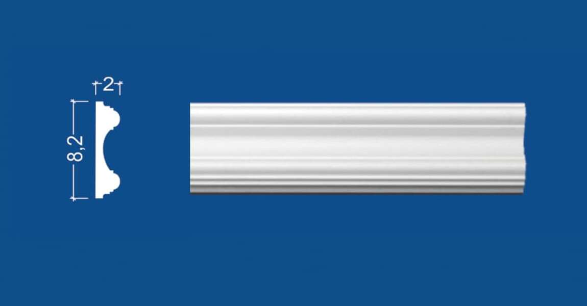Stiropor lajsna SLU-741 (E-30) - Slika 1