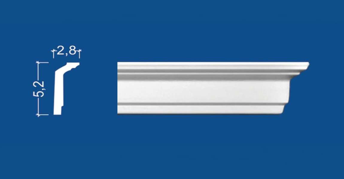 Stiropor lajsna SLU-742 (E-32) - Slika 1