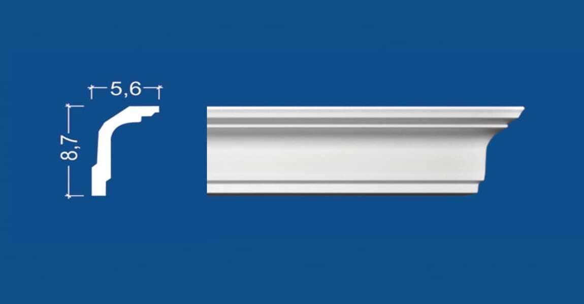 Stiropor lajsna SLU-744 (E-33) - Slika 1