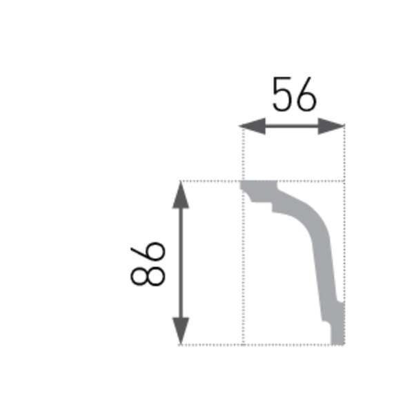 Stiropor lajsna SLU-746 (E-34) - Slika 3