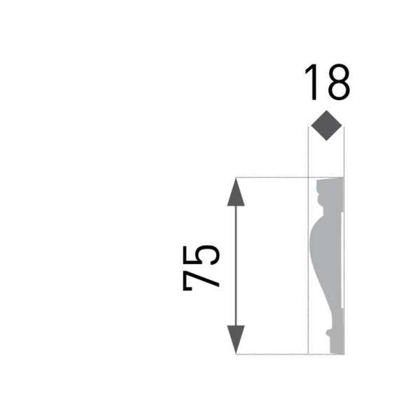 Stiropor lajsna SLU-771 (B-17) - Slika 3