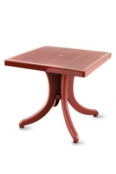 Sto baštenski četvrtasti Orlando 80x80 Bordo - Slika 1