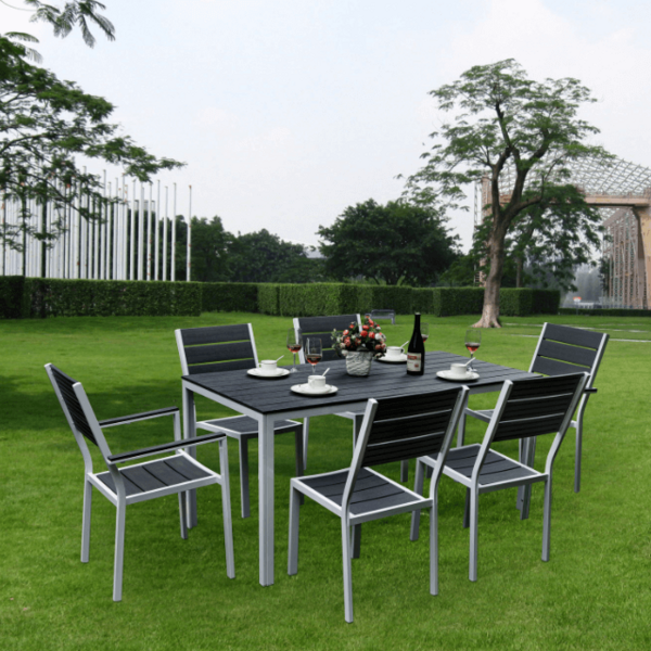 Sto baštenski plastični - imitacija drveta - Slika 3