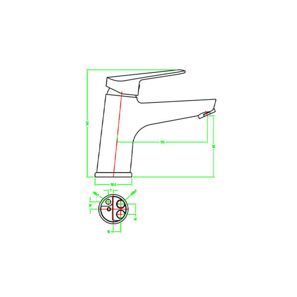 Stojeća slavina za lavabo GRANDE - Slika 4