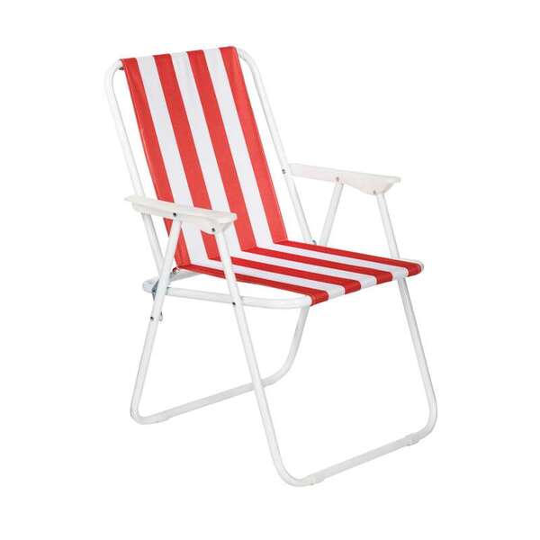 Stolica baštenska sklopiva na pruge - Slika 1