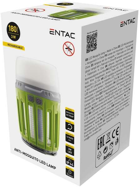Svetlo za kampovanje protiv komaraca zeleno Entac - Slika 2