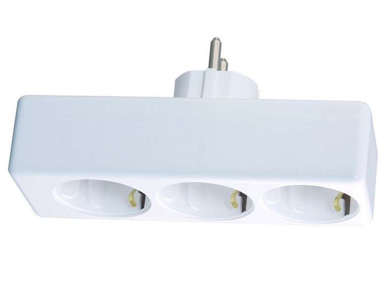 T-razvodnik trostruki ravni 16A/250V - Slika 1