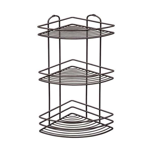 Tekno-Tel Žičana ugaona trostruka polica crna - Slika 1