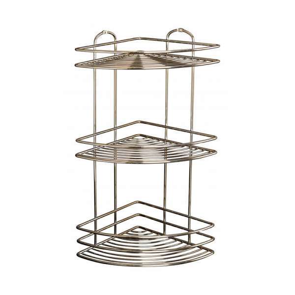 Tekno-Tel Žičana ugaona trostruka polica zlatna - Slika 1