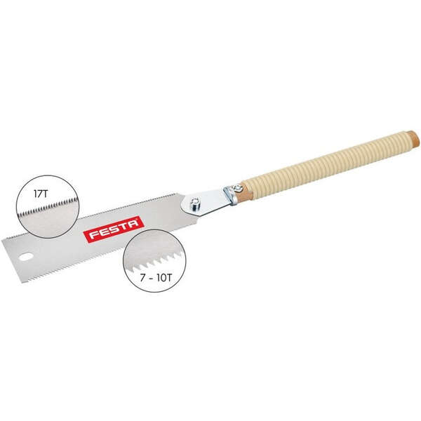 Testera japanska - fleksibilna dvostrana 250mm FESTA - Slika 3