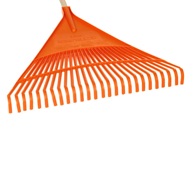 Trakaste grablje za lišće 26 z plastične sa drvenom drškom - Slika 2