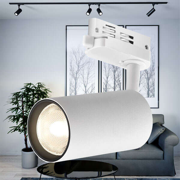 Trofazni šinski reflektor beli GU10 - Slika 2
