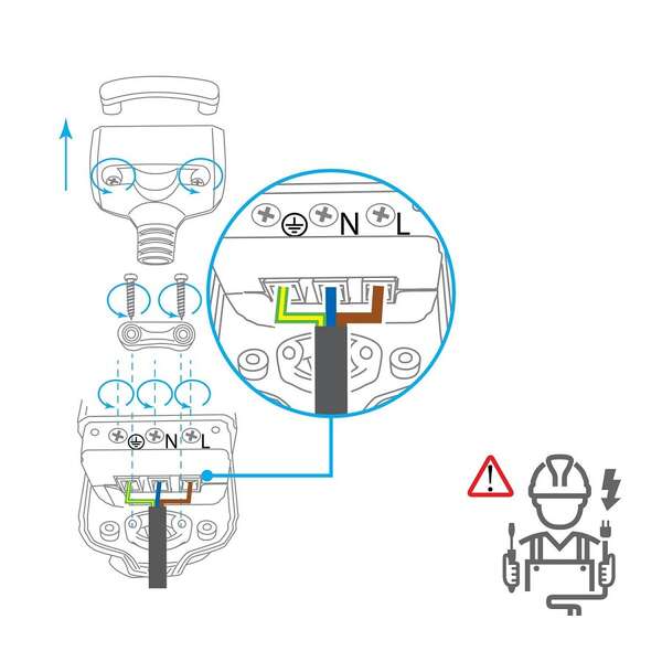 Trostruki podsklop sa prekidačem rastavljiv 3G beli - Slika 3
