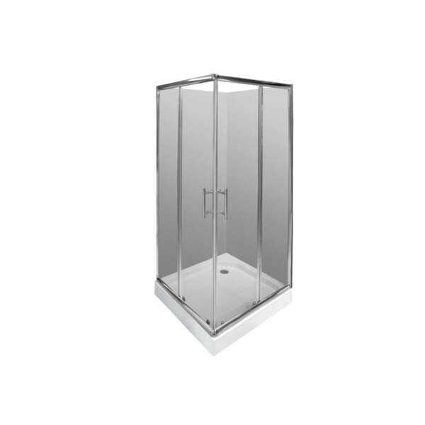 Tuš kabina K80 TRANSPARENT LINNI - Slika 1