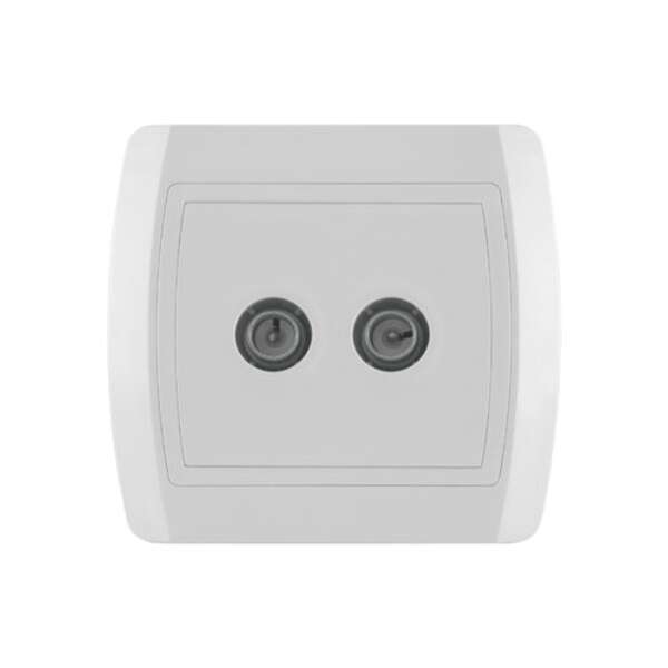 TV priključnica sa dva modula, prolazna / završna Status - Slika 1