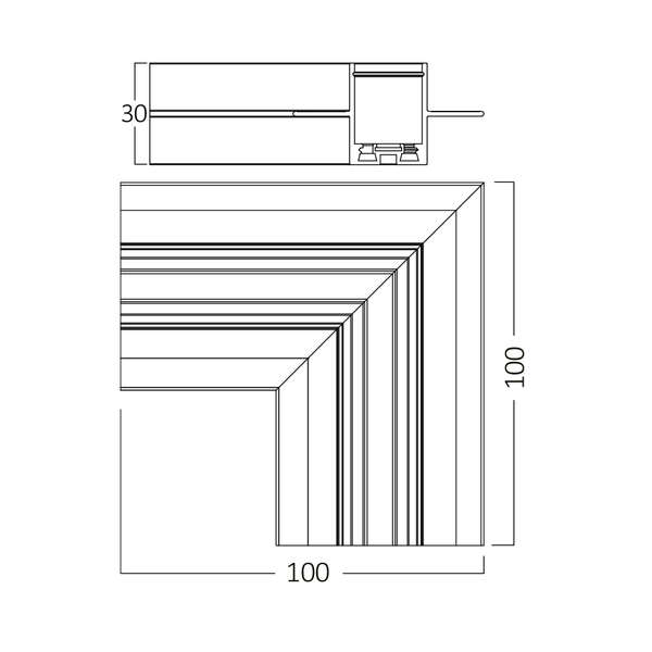 Ugradni konektor za magnetnu šinu - Slika 2