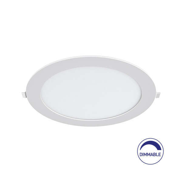 Ugradni LED panel dimabilni 18W, 8INC, 4000K beli - Slika 1