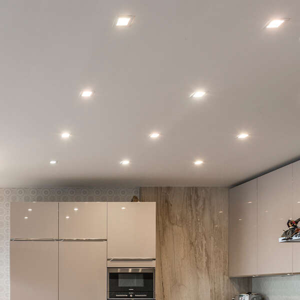 Ugradni LED panel kvadratni 12W, 6INC, 6500K beli - Slika 4