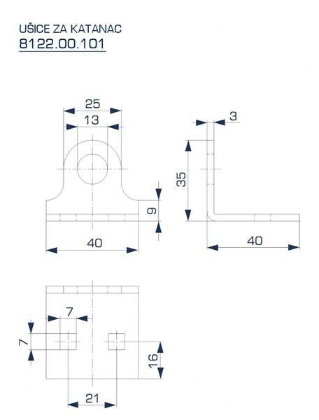 Ušice za katanac Bane - Slika 2