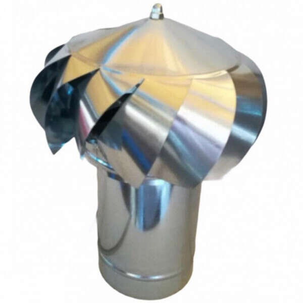 Ventilaciona kapa za dimnjak - INOX fi120 - Slika 1