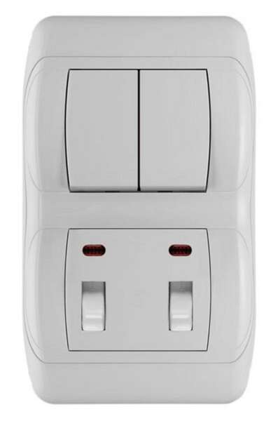 Vertikalni indikator 16AX/250V serijska sklopka ROYAL - Slika 1